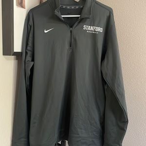 Men’s size L Nike 1/4 zip STANFORD Baseball